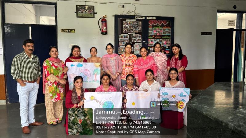 K.C. College of Education Observed World Ozone Day